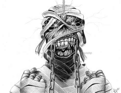 iron maiden eddie portrait